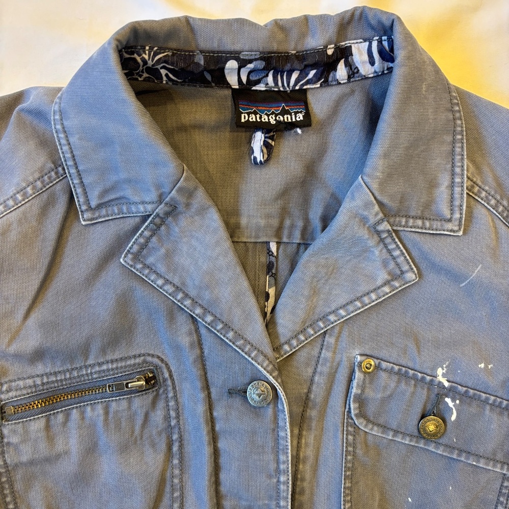 Patagonia Women’s Canvas Utility Jacket | Size Large | Distressed Workwear